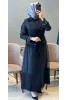 Abaya 3127-SİYAH