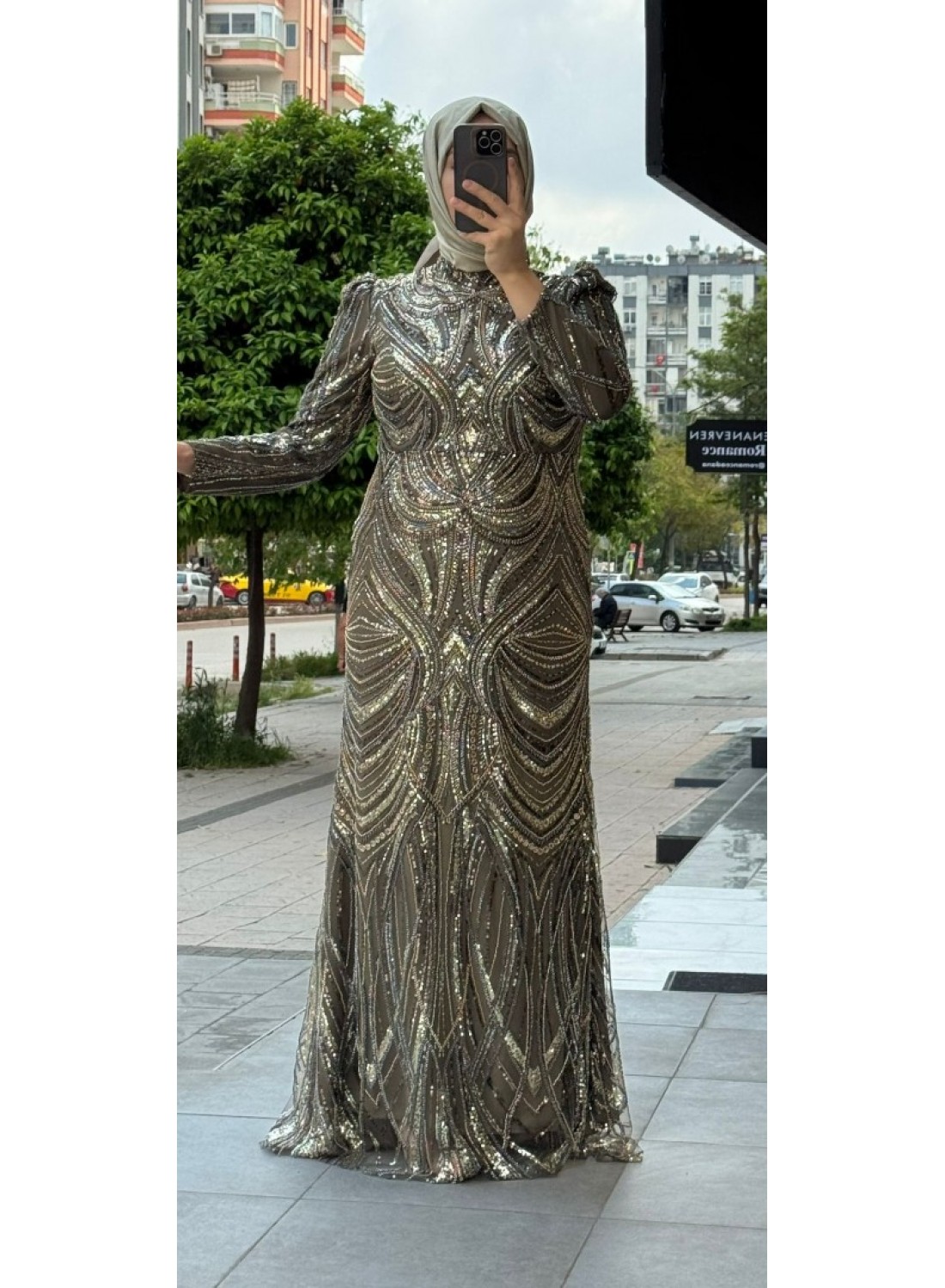PAYETLİ ABİYE-AÇIK YEŞİL