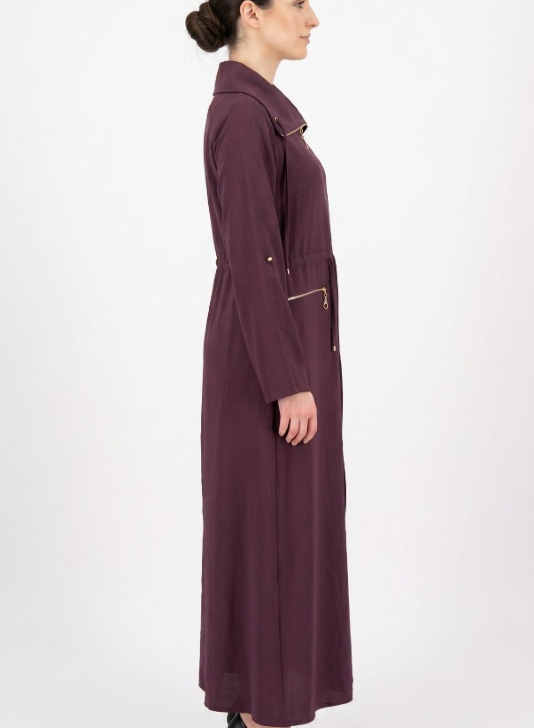 PEMUK TENCEL ELBİSE-VİŞNE