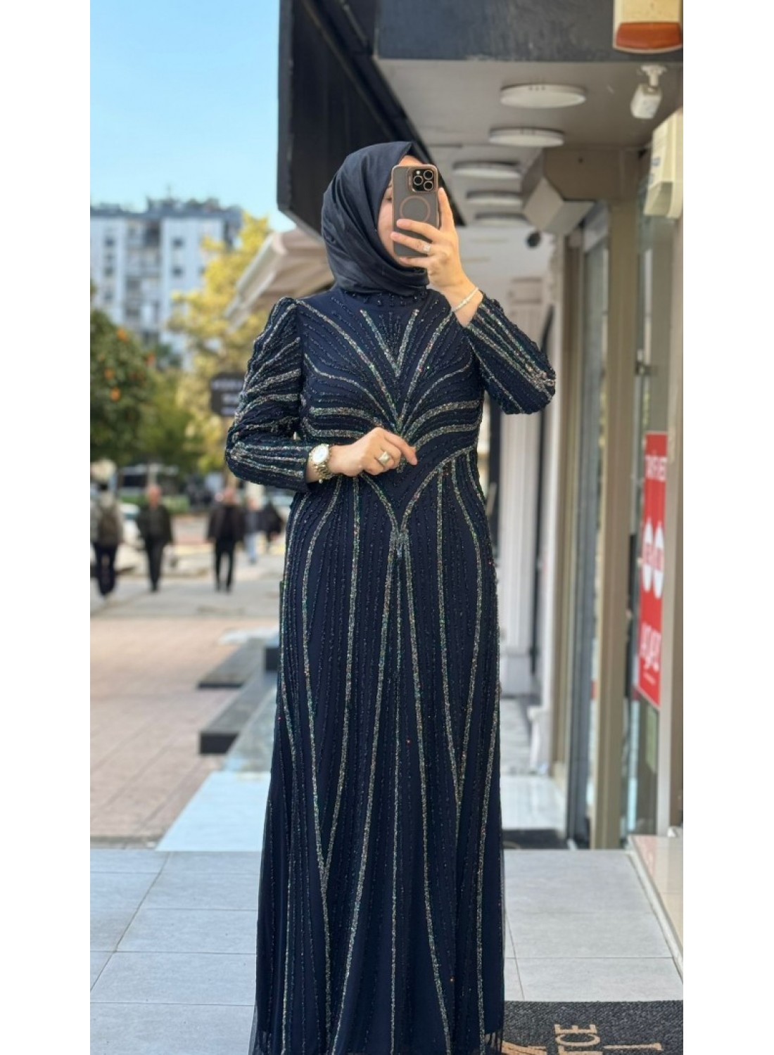 TASARIM ABİYE -LACİVERT