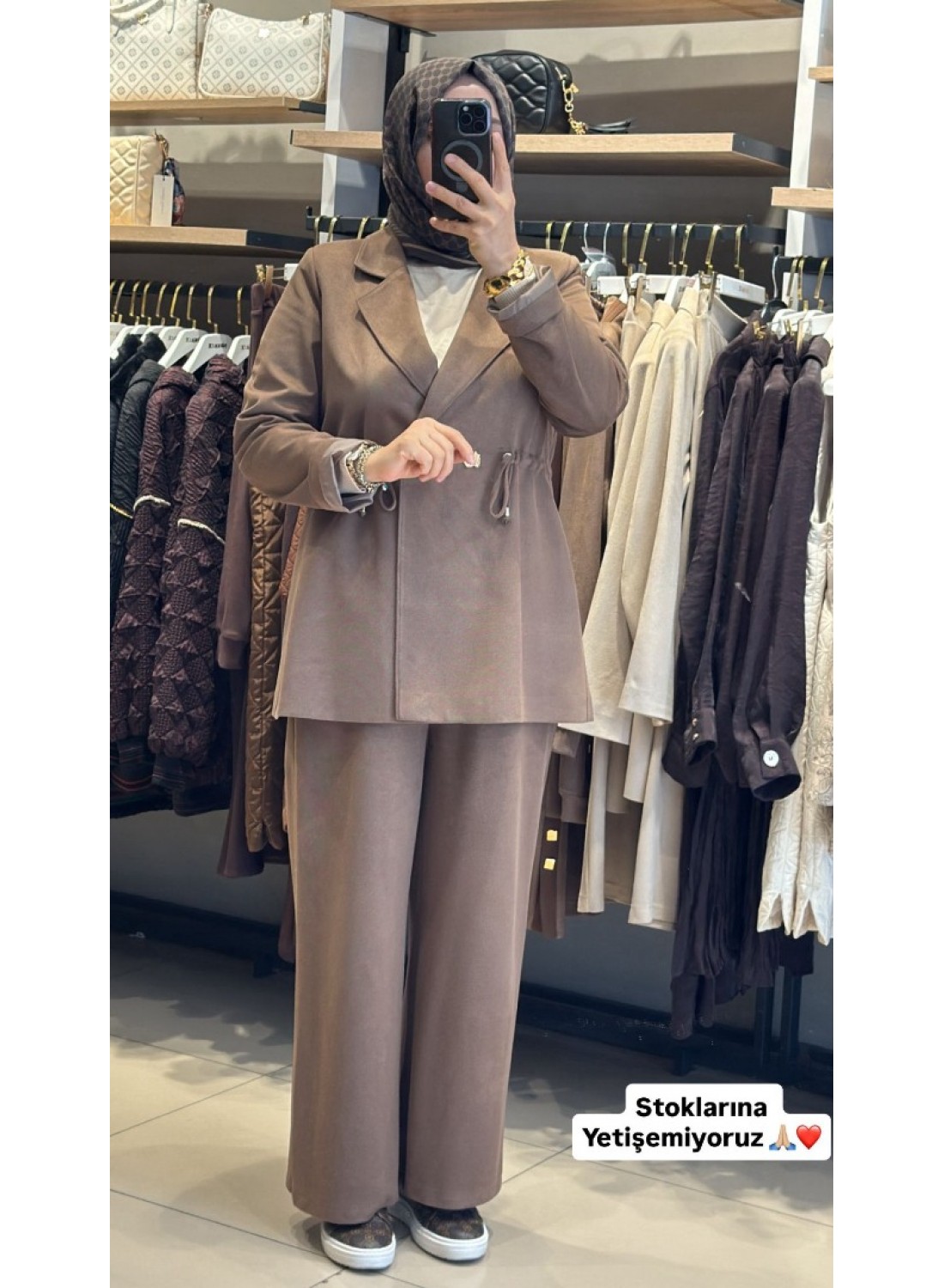 CEKET PANTOLON TAKIM-VİZON